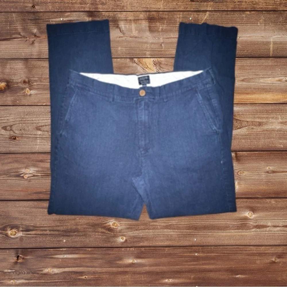 J.Crew The Sutton Fit Pants – Navy Blue Chinos, Size 34x32